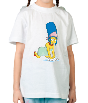 Детская футболка Мардж Симпсон фото