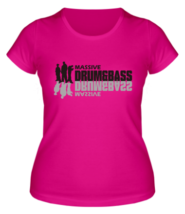 Женская футболка Massive Drum&Bass