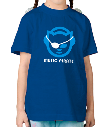 Детская футболка Music pirate
