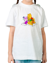 Детская футболка Винни пух и пятачок