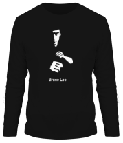 Мужская футболка длинный рукав Bruce Lee фото