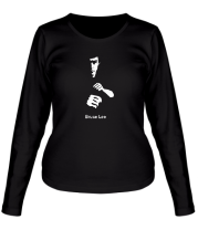 Женская футболка длинный рукав Bruce Lee фото