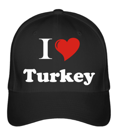 Бейсболка I love turkey