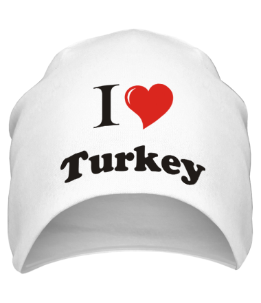 Шапка I love turkey