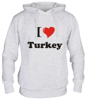 Толстовка худи I love turkey фото