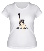 Женская футболка New York фото