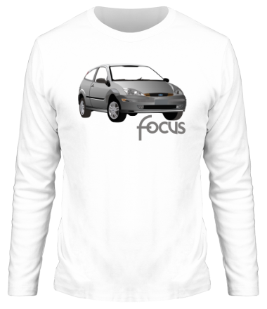 Мужская футболка длинный рукав Ford Focus