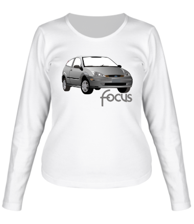 Женская футболка длинный рукав Ford Focus