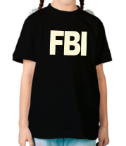 Детская футболка FBI фото