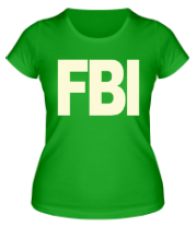 Женская футболка FBI фото