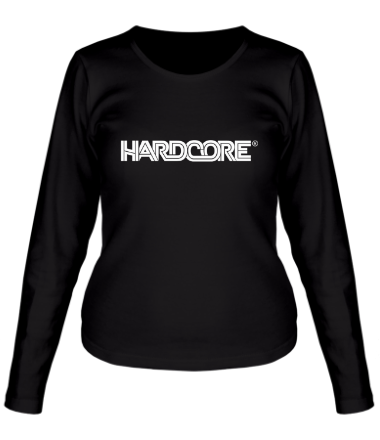 Женская футболка длинный рукав Hardcore