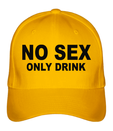 Бейсболка NoSexOnlyDrink