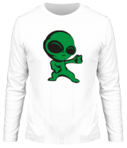 Мужская футболка длинный рукав Инопланетянин фото