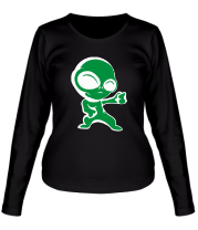 Женская футболка длинный рукав Инопланетянин фото