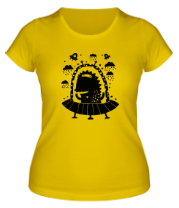 Женская футболка Пришелец фото