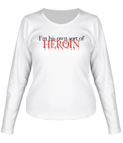 Женская футболка длинный рукав Twilight: Sort Of Heroin фото