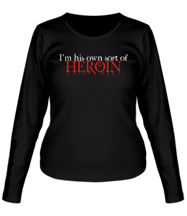 Женская футболка длинный рукав Twilight: Sort Of Heroin
