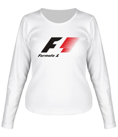 Женская футболка длинный рукав Formula 1
