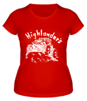 Женская футболка Hightlanders фото