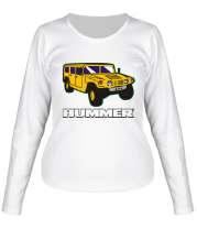 Женская футболка длинный рукав Hummer фото