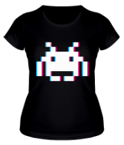 Женская футболка Стерео пиксель фото