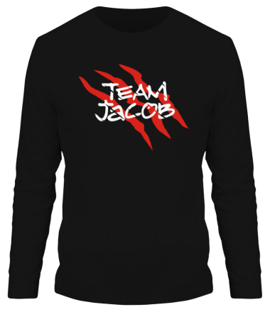 Мужская футболка длинный рукав Team Jacob