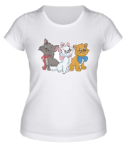 Женская футболка Коты аристократы фото
