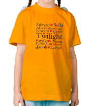 Детская футболка Twilight heart фото
