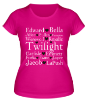 Женская футболка Twilight heart фото