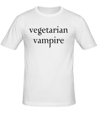 Мужская футболка Vegetarian vampire