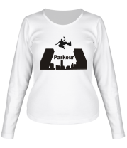 Женская футболка длинный рукав parkour фото