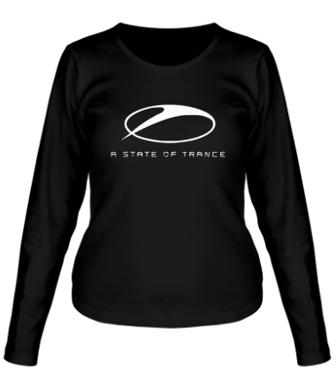 Женская футболка длинный рукав A state of trance