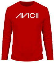 Мужская футболка длинный рукав Avicii фото