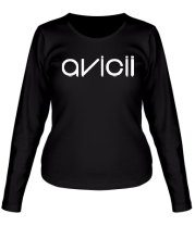 Женская футболка длинный рукав Avicii фото