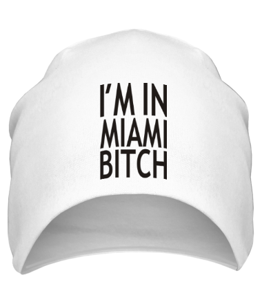 Шапка I'm in Miami Bitch