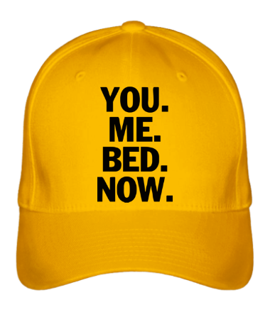 Бейсболка You Me Bed Now