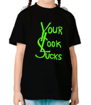 Детская футболка Your Look Sucks фото