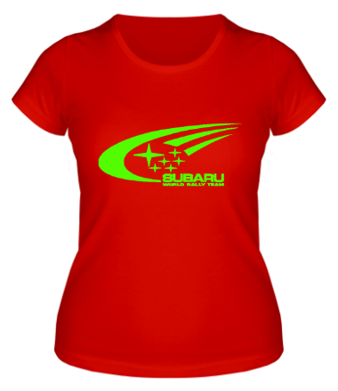Женская футболка Subaru World Rally Team