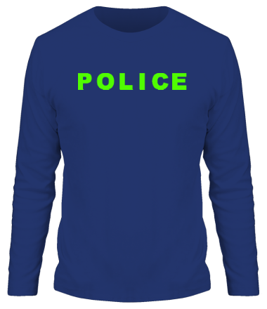 Мужская футболка длинный рукав Police