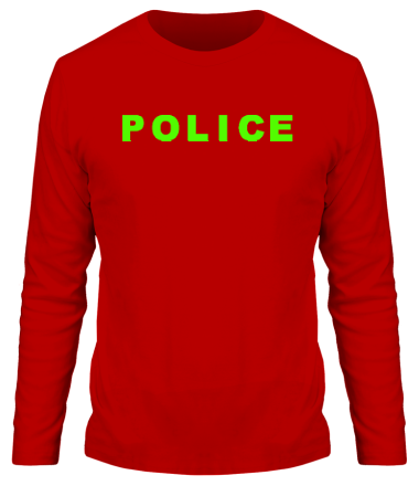Мужская футболка длинный рукав Police