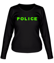 Женская футболка длинный рукав Police