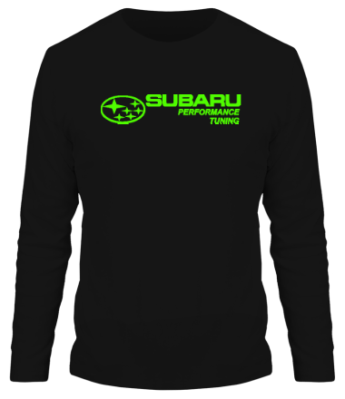 Мужская футболка длинный рукав Subaru