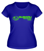 Женская футболка Subaru фото
