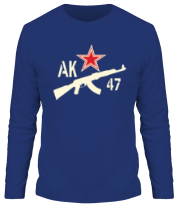Мужская футболка длинный рукав АК-47 фото