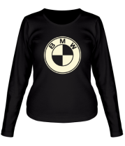 Женская футболка длинный рукав BMW (cвет) фото