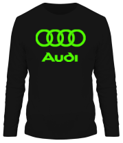 Мужская футболка длинный рукав Audi