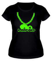 Женская футболка LMFAO на цепи фото