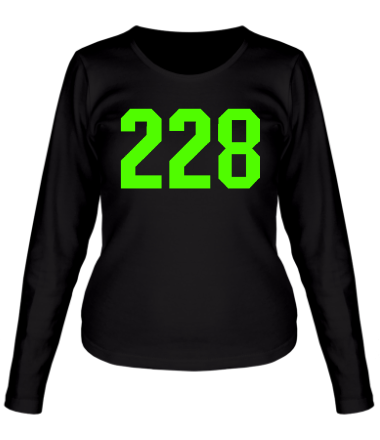 Женская футболка длинный рукав 228