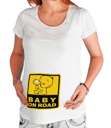 Футболка для беременных Baby On Road 
