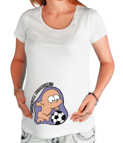 Футболка для беременных Будущий футболист  фото